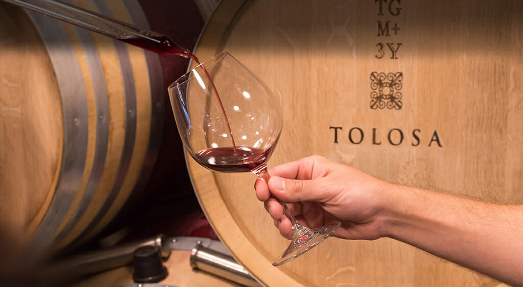 Tolosa Winery Pinot Noir on the SLO Coast