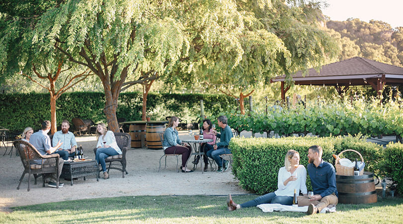 Claiborne & Churchill Live Music in SLO Coat Wine region